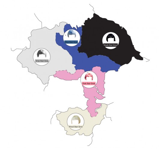 North-South Yorkshire divided by hair colours